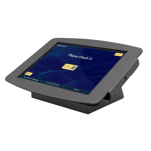 tablet in enclosure right turn