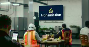 people looking at digital signage