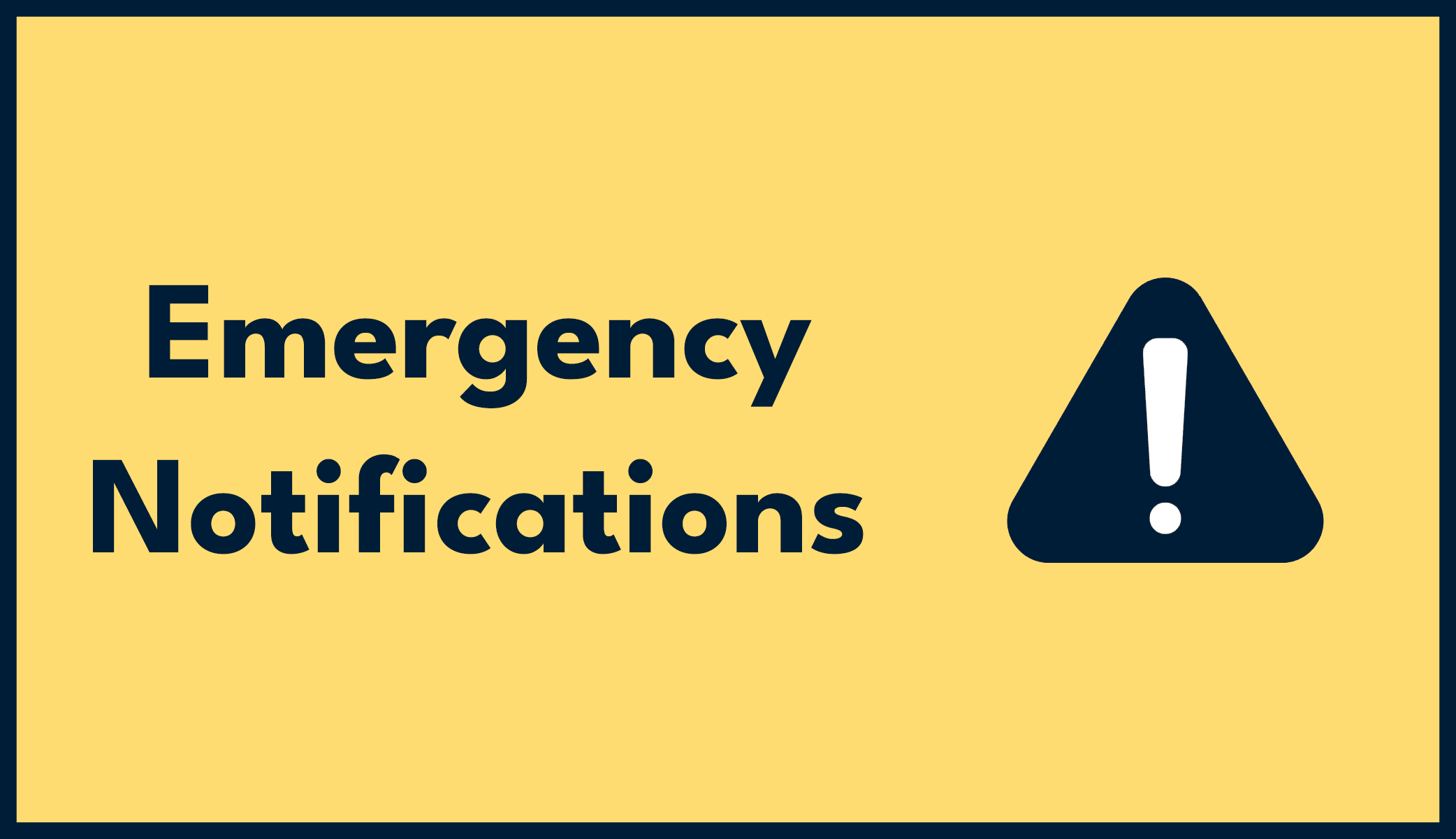 Emergency Notifications