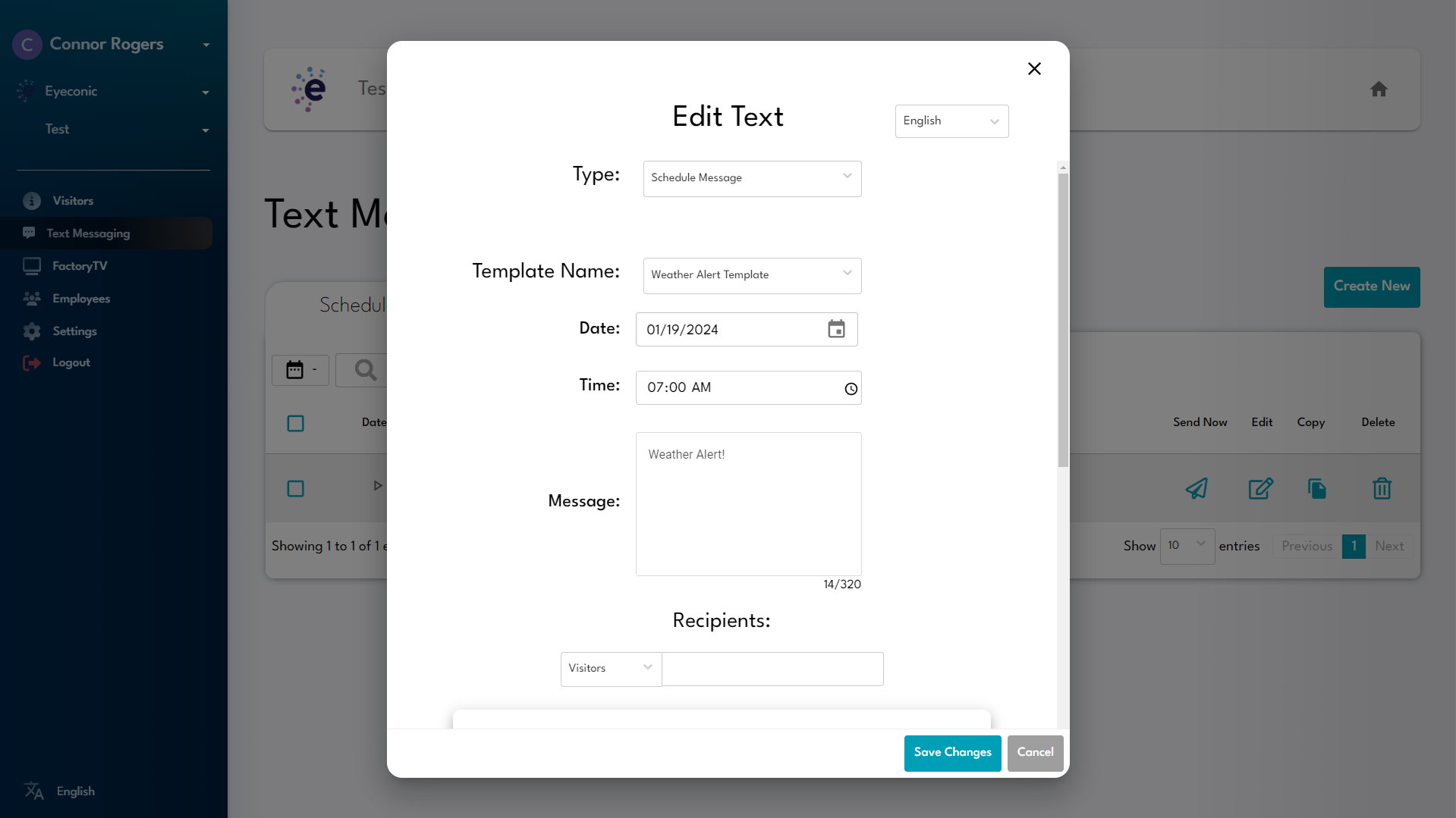 Text-Scheduling